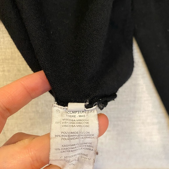 Scorpion Bay 10% cashmere fitted sweater - Picture 5 of 8